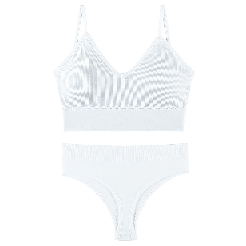 Push-Up Triangle Bra Set, wireless, view 14