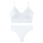 Push-Up Triangle Bra Set, wireless, view 14