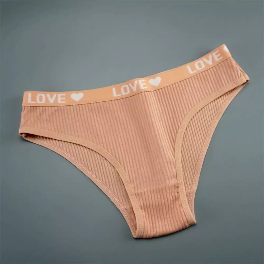 Ribbed Cotton Brief, view 4