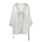 Lace-Trim Pajama Set, view 2