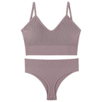 Push-Up Triangle Bra Set, wireless, view 11
