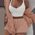Plush Three-Piece Pajama Set, view 7