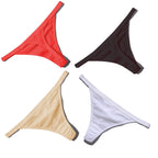 Women's Cotton-Lined Thong by Carolina Salinas Designs