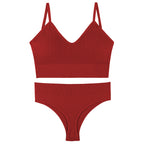 Push-Up Triangle Bra Set, wireless, view 15