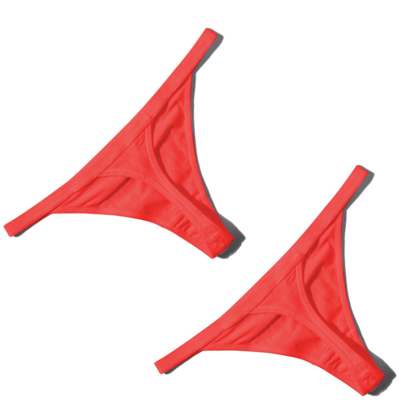 Cotton-Lined Thong, view 5