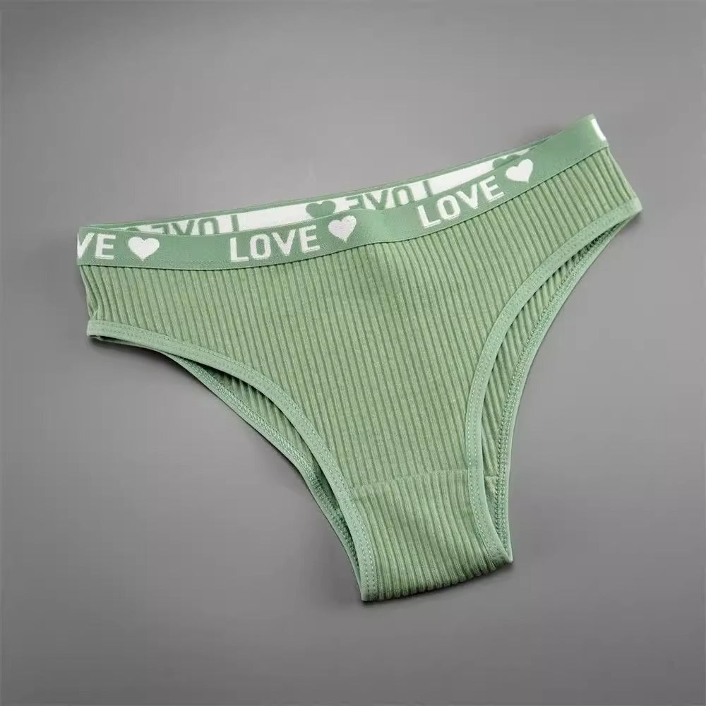 Ribbed Cotton Brief, view 3