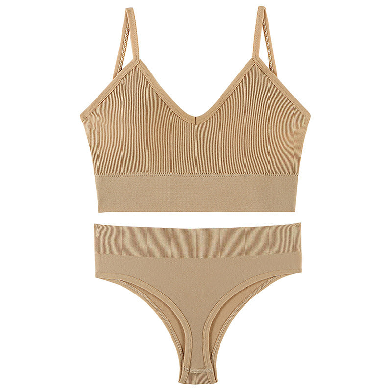 Push-Up Triangle Bra Set, wireless, view 13